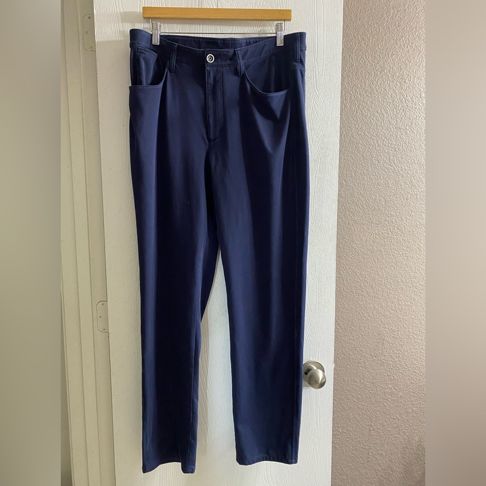 Buki Seattle Navy Blue High-Five Tech Pants Travel  $198 Men Size Large